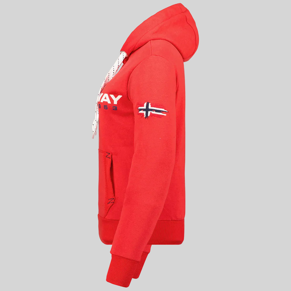 geographical-norway-goliver-sweatshirt-damen-mit-kapuze-rot image 4