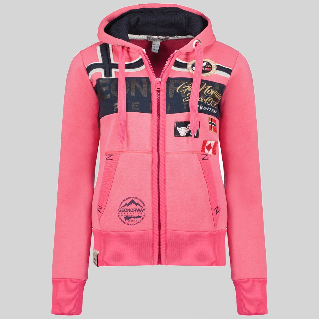 geographical-norway-garadock-damen-kapuzenjacke-schwarz image 2