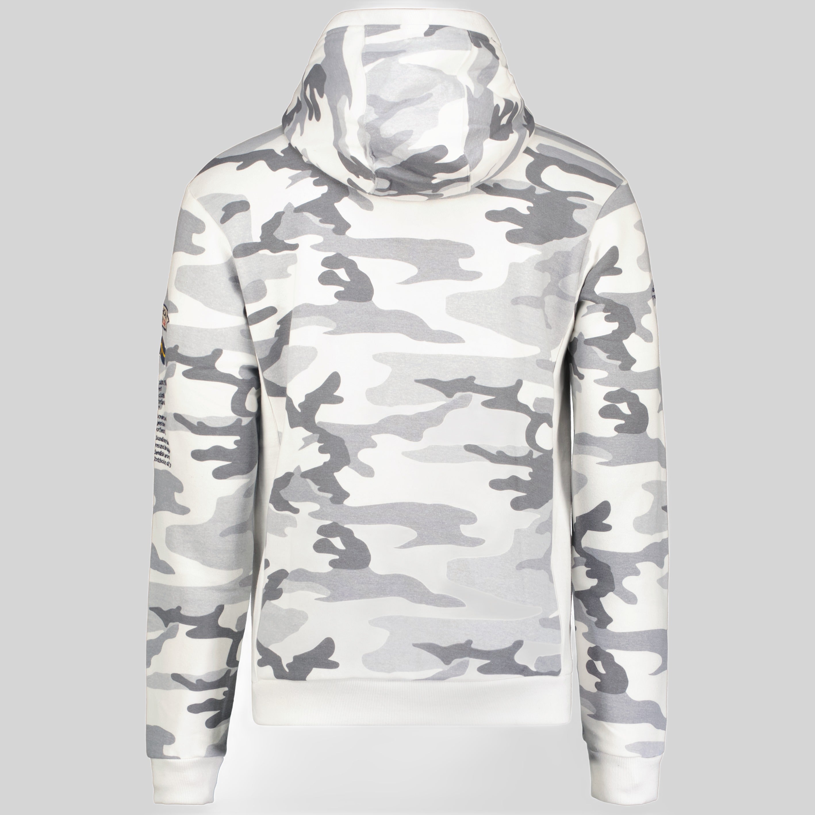 geographical-norway-gymclass-herren-hoodie-camo-kaki-zip image 2