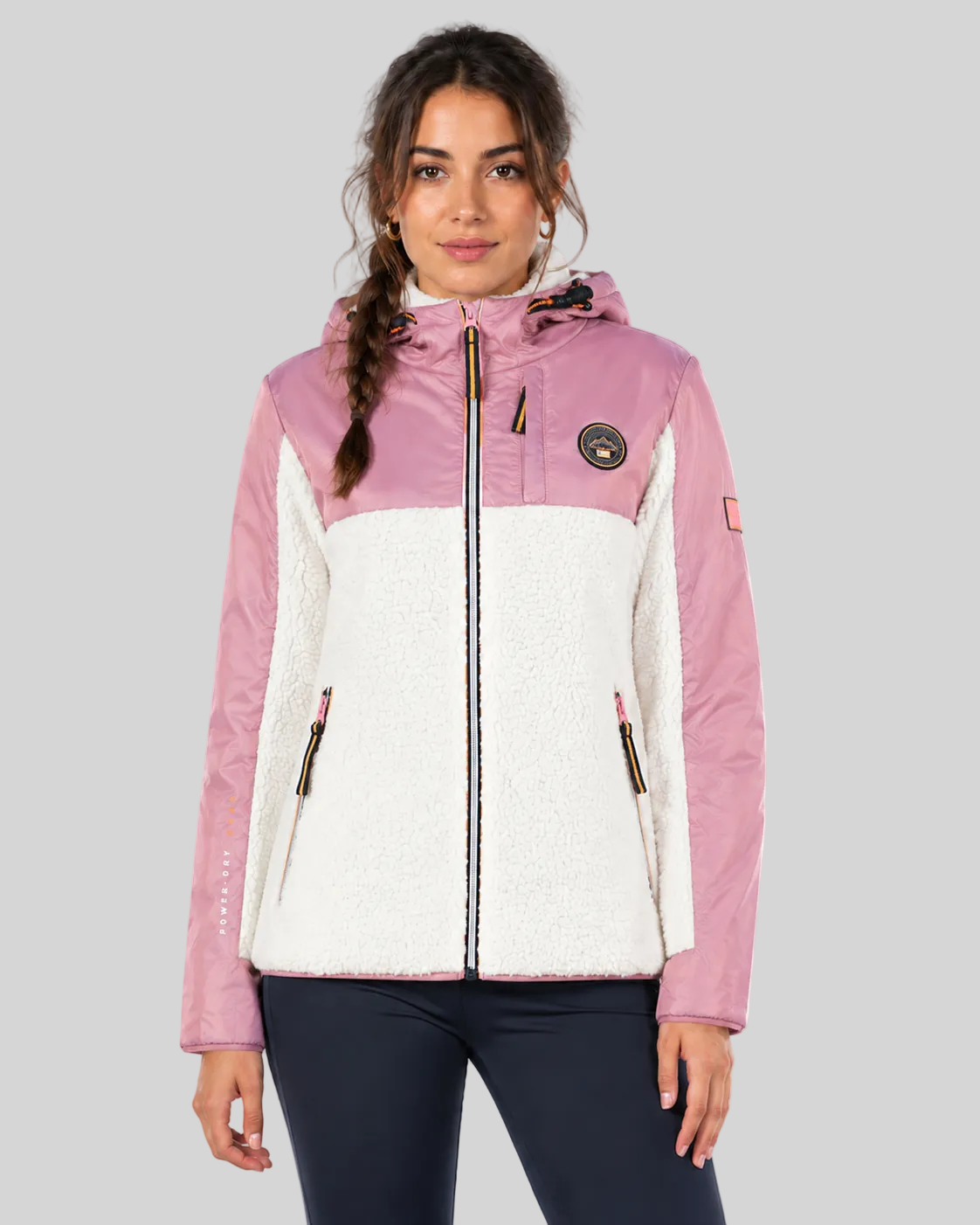 geographical-norway-ulyssim-damen-fleecejacke-zweifarbig image 6