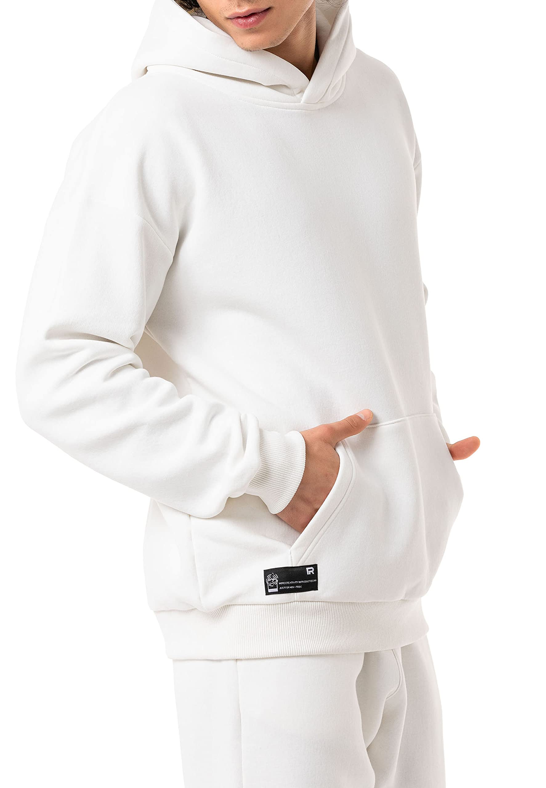 redbridge-m2217-basic-hoodie-kapuzenpullover-herren-grau image 4