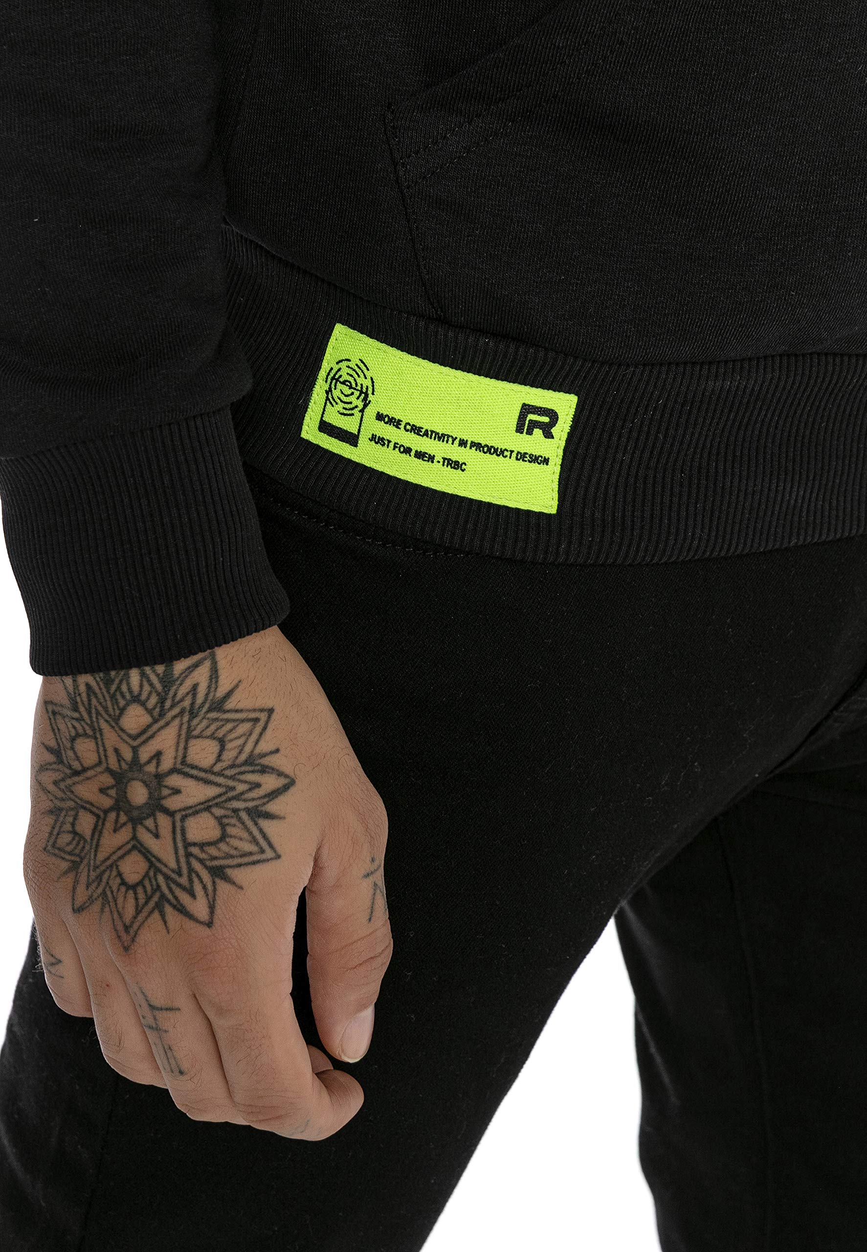 redbridge-hoodie-herren-neon-big-stitch-kapuze-gr-l image 7