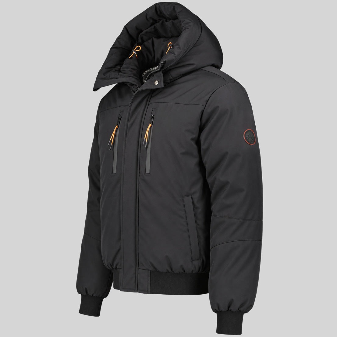 geographical-norway-blur-steppjacke-herren-schwarz-kapuze image 5