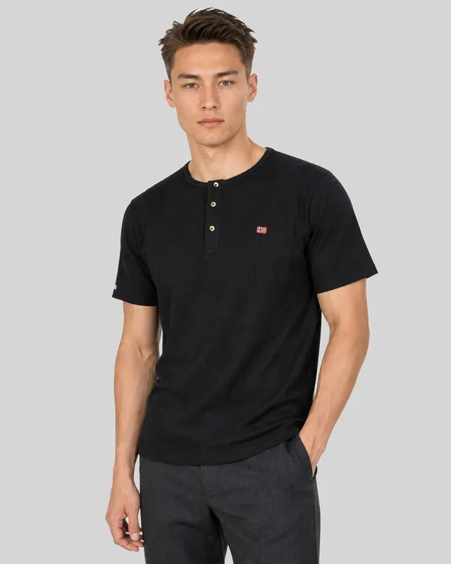 geographical-norway-jwaffle-herren-t-shirt-schwarz-wabenstruktur image 1