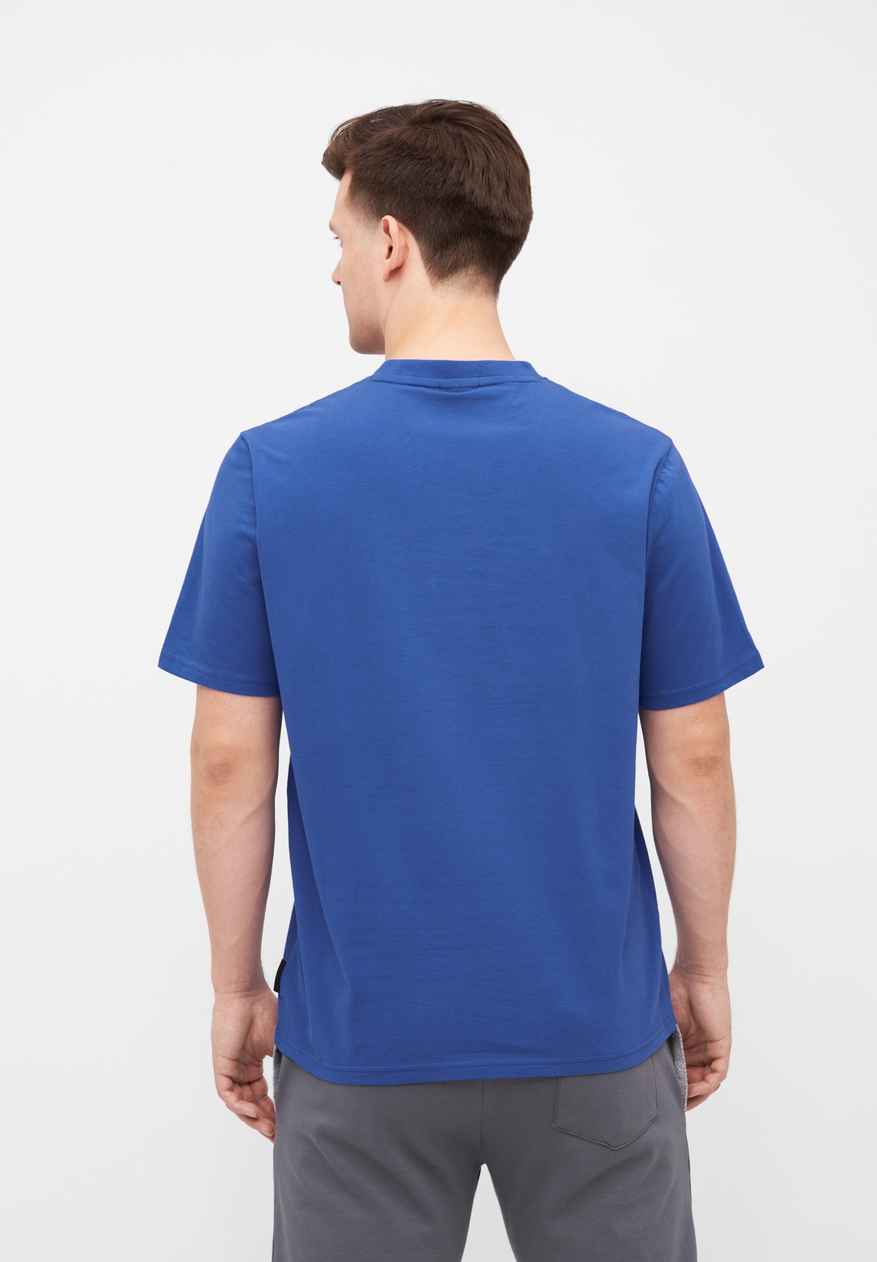 bench-memphis-t-shirt-herren-v-ausschnitt-grau-basic image 7