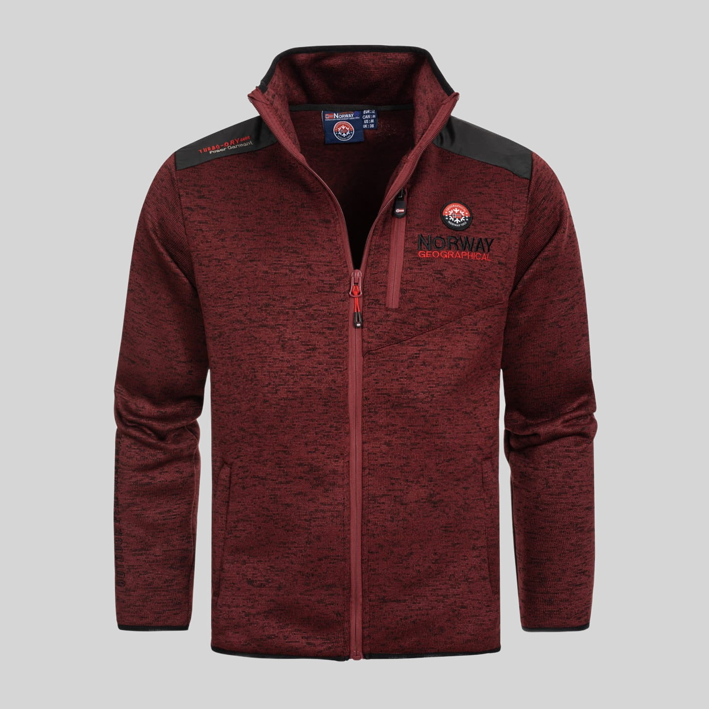 geographical-norway-tavid-herren-fleece-marine-fleecejacke image 3