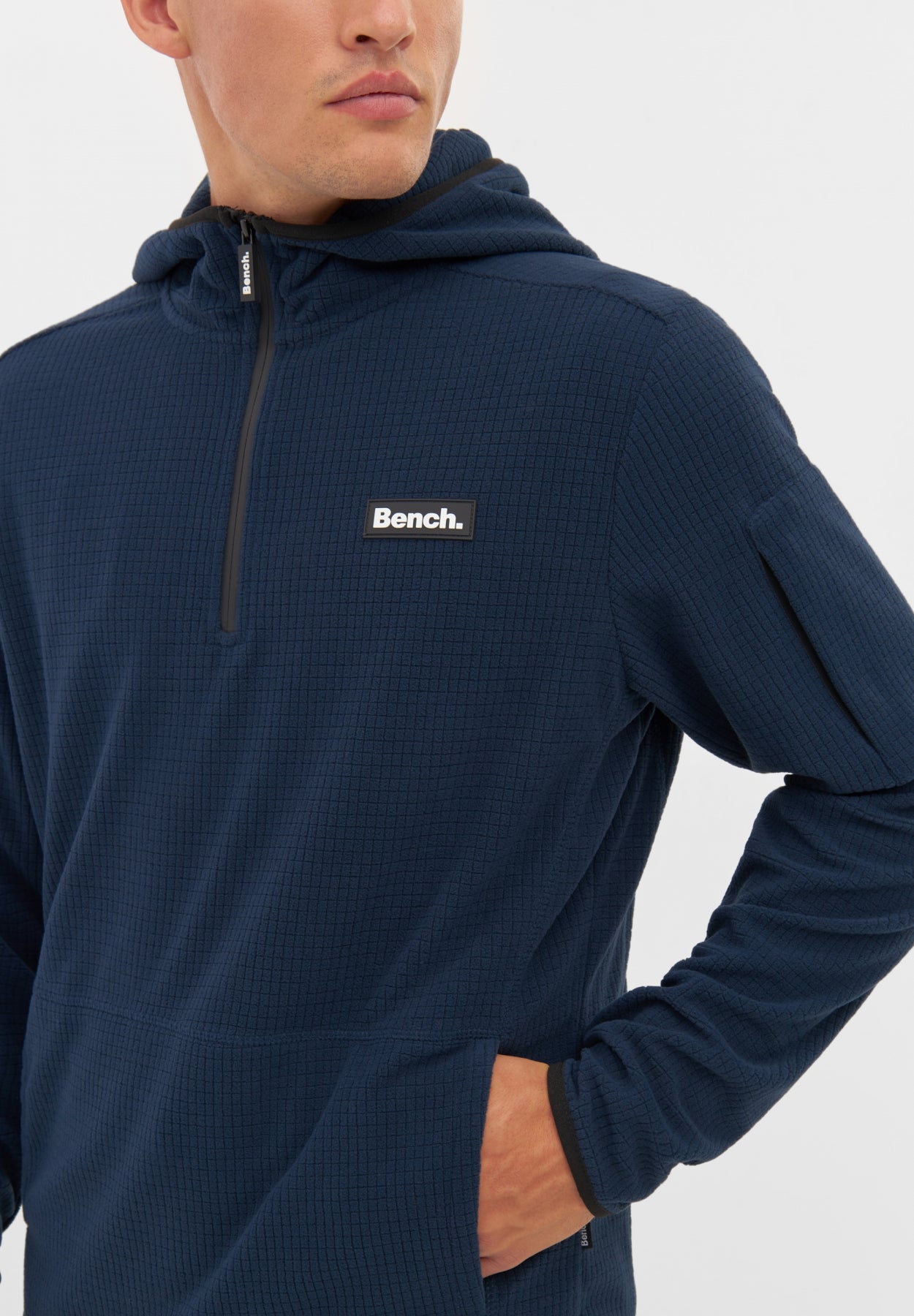 bench-hurlom-herren-fleecepullover-schwarz image 7