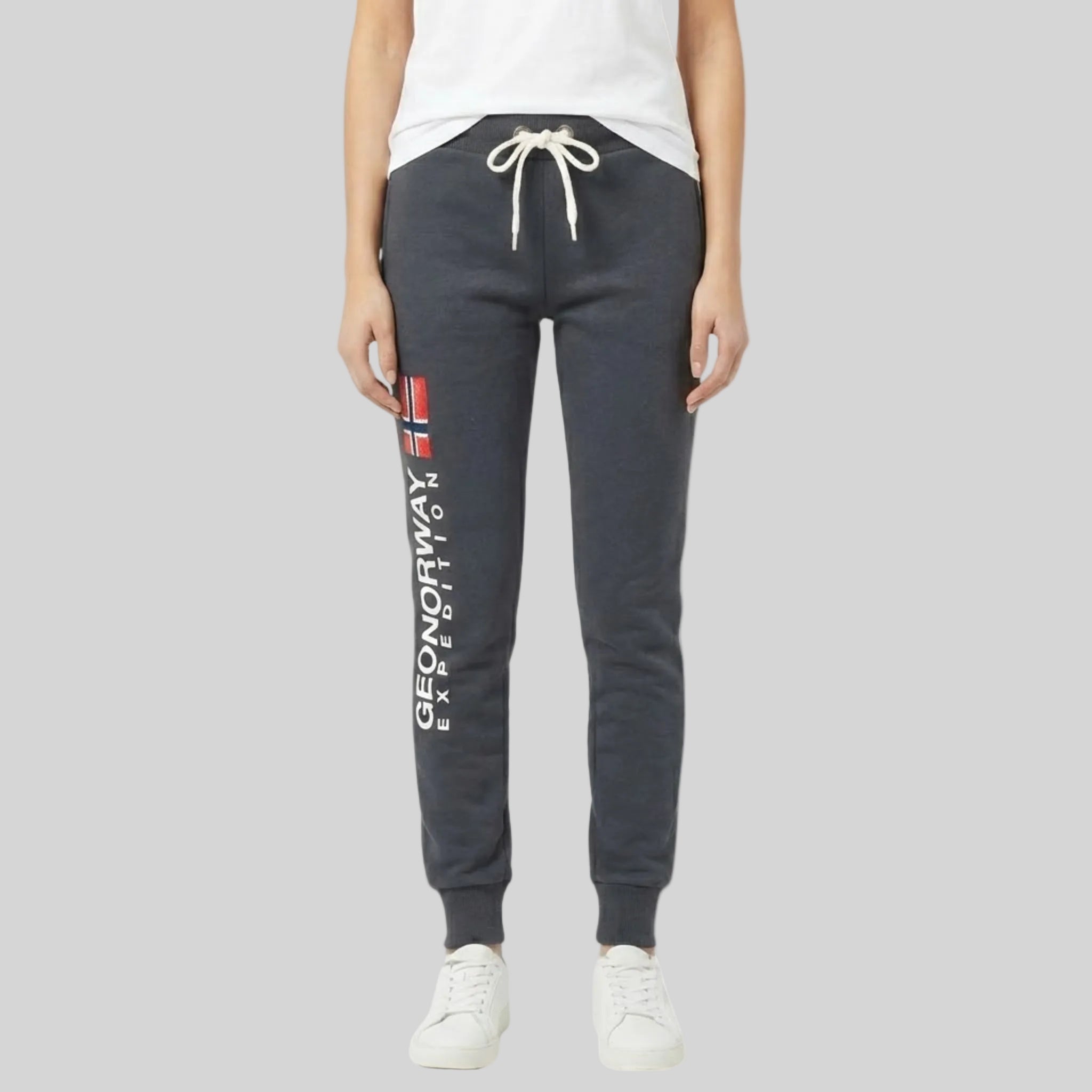 geographical-norway-machal-damen-jogginghose-schwarz-mit-print image 1