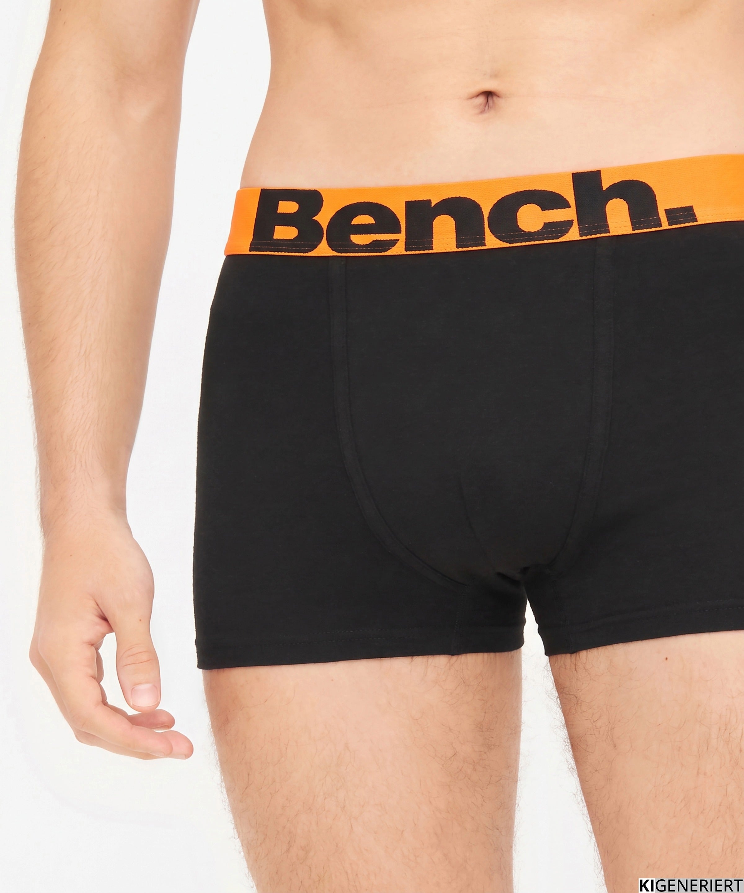 bench-action-boxershorts-herren-schwarz-3er-pack-bund image 4