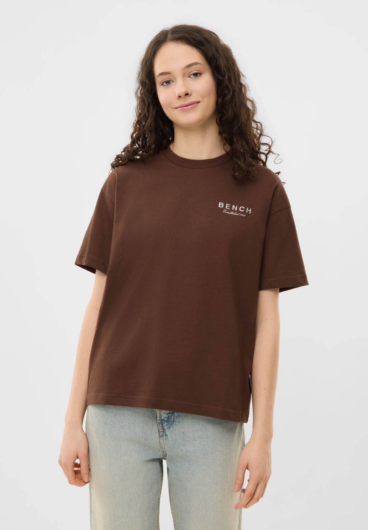 bench-yalo-t-shirt-damen-snow-white-oversized-baumwolle image 8