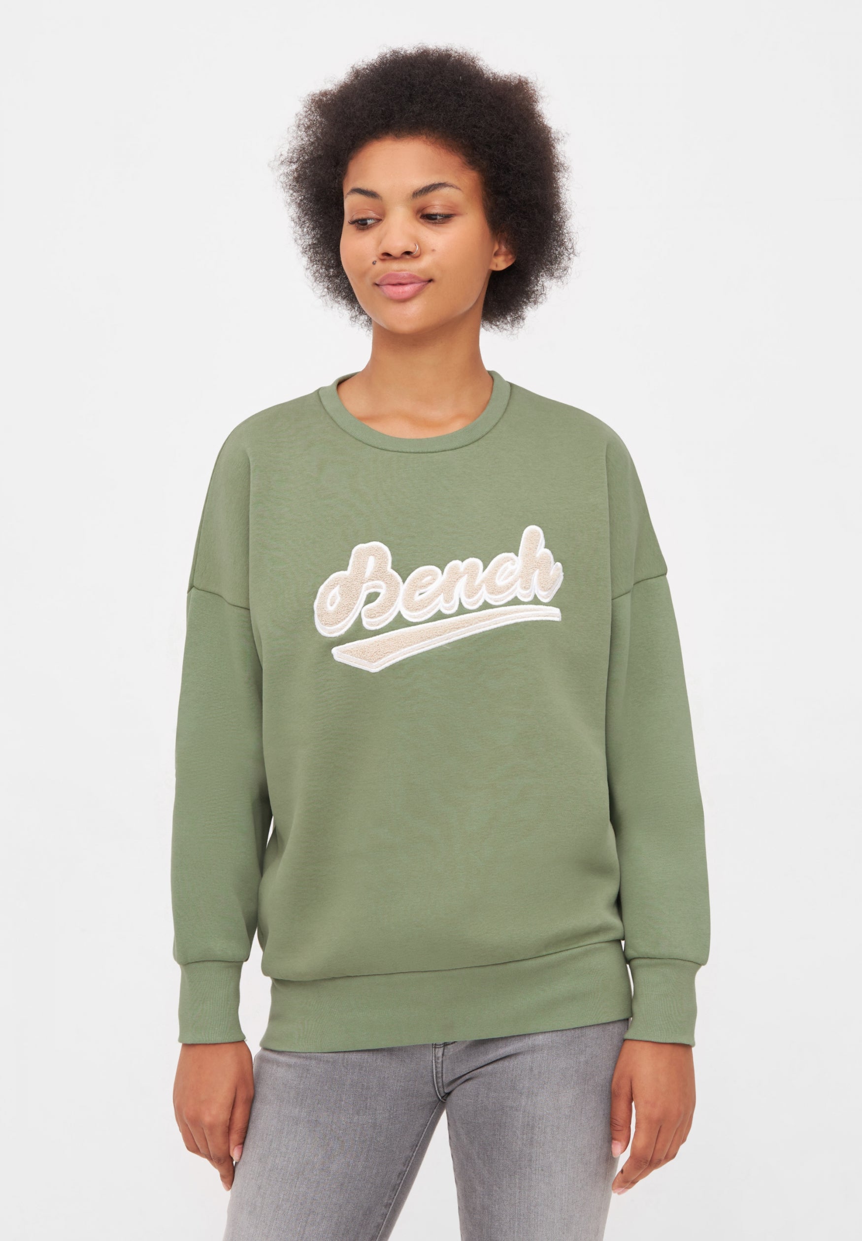 bench-steffi-sweatshirt-damen-soft-khaki-college image 2