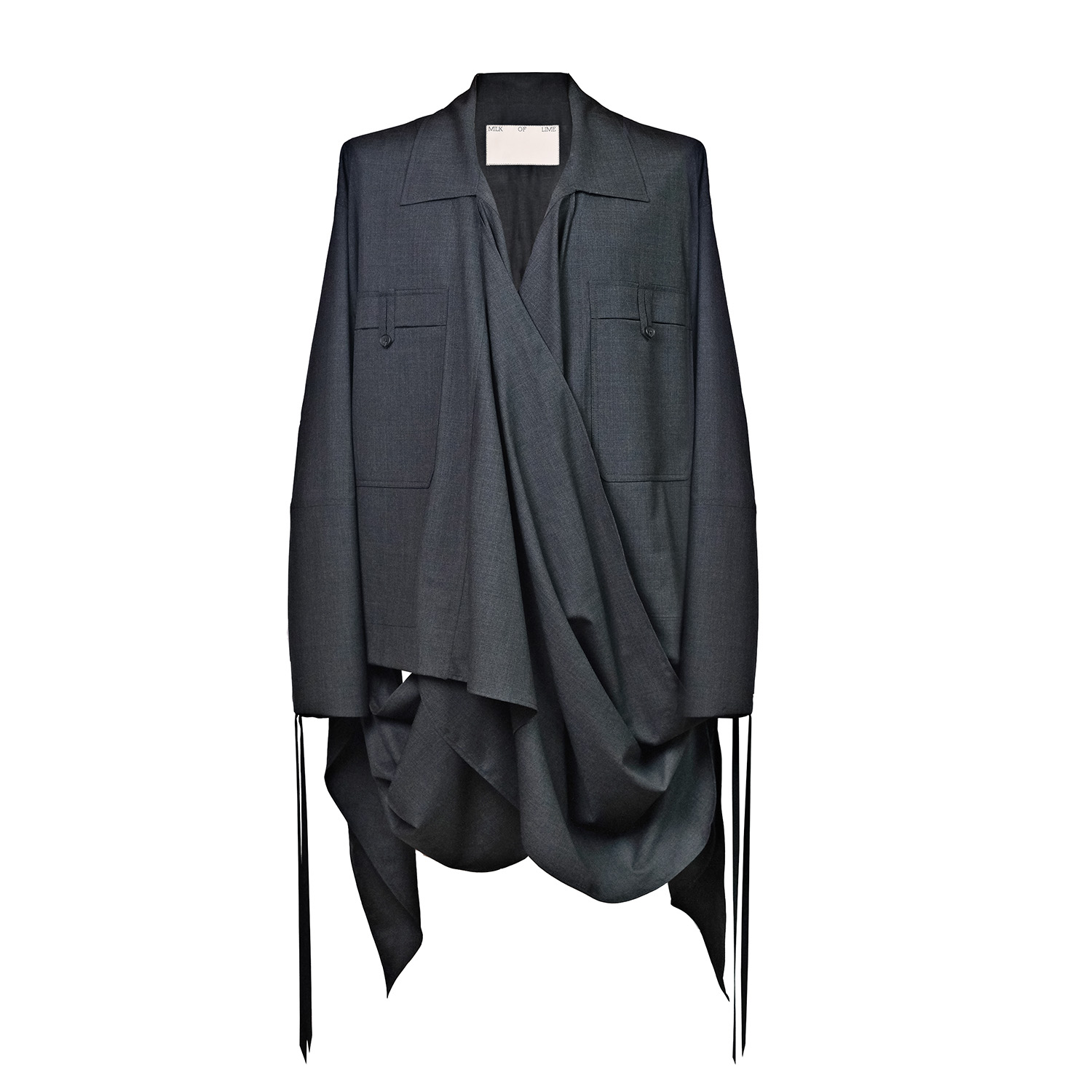 milk-of-lime-garments-wrap-work-jacket-arbeitsjacke-charcoal image 1