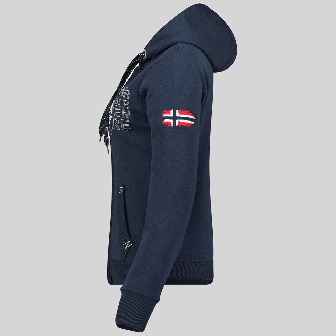 geographical-norway-goresun-hoodie-damen-marine-kapuze image 4