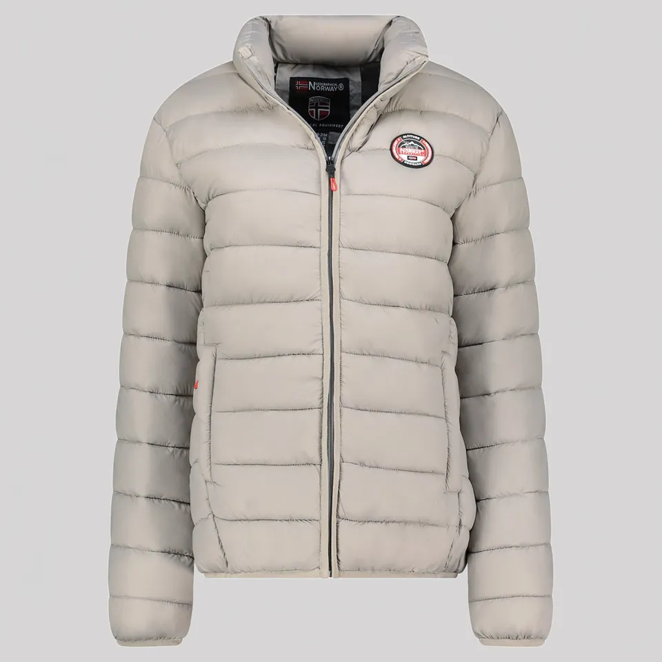 geographical-norway-atikabadge-damen-steppjacke-hellgrau-leicht image 1