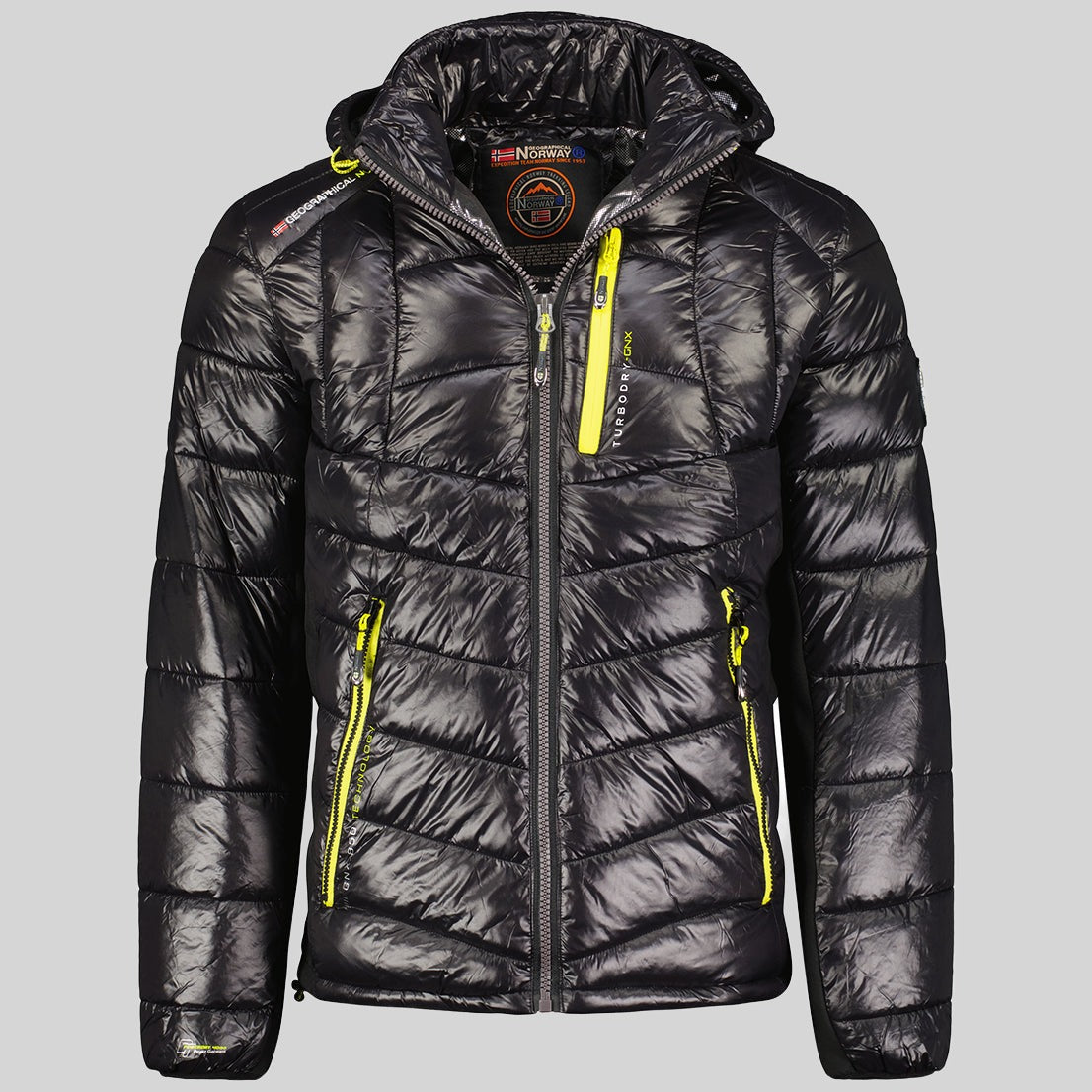 geographical-norway-cheyene-blouson-herren-dunkelgrau-steppjacke image 5
