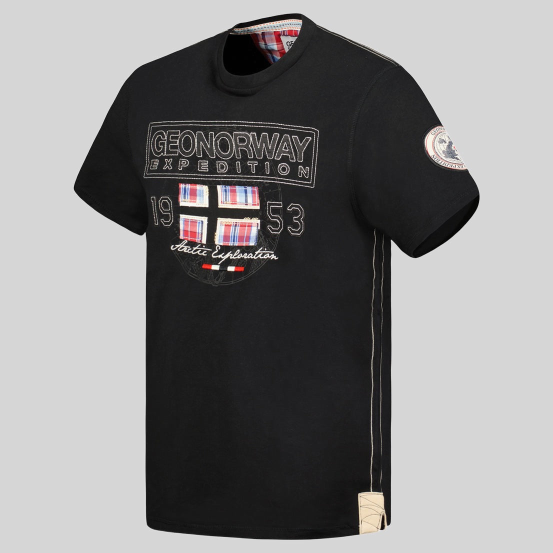 geographical-norway-jolimpia-herren-t-shirt-schwarz-kurzarm image 5