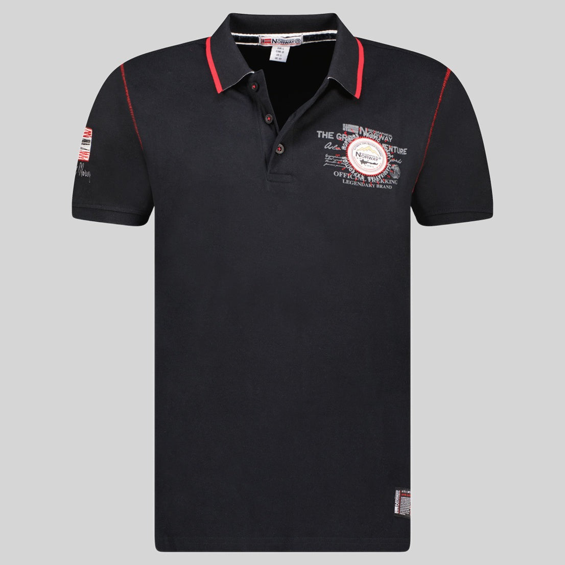 geographical-norway-kilsvik-polo-herren-schwarz-baumwolle image 5