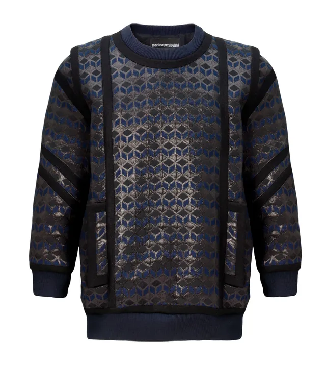 mariusz-przybylski-jacquard-one-size-sweatshirt-oversize image 1