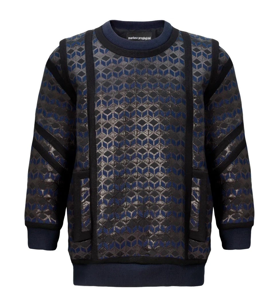 mariusz-przybylski-jacquard-one-size-sweatshirt-oversize image 1