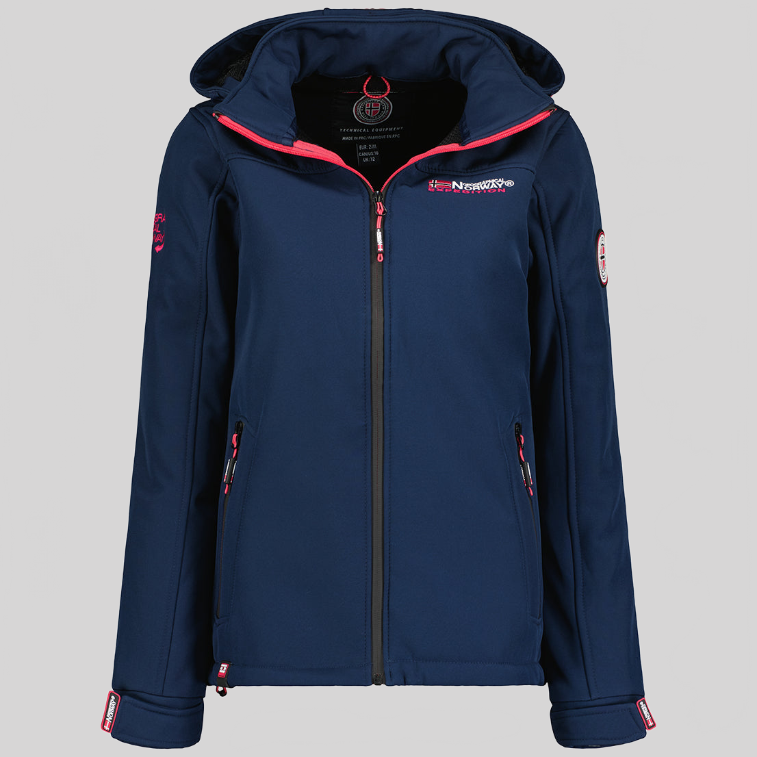 geographical-norway-takeni-damen-softshelljacke-marine-wasserabweisend image 3