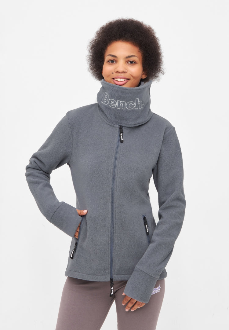 bench-funnel-damen-fleecejacke-steel-grey-glitter image 2