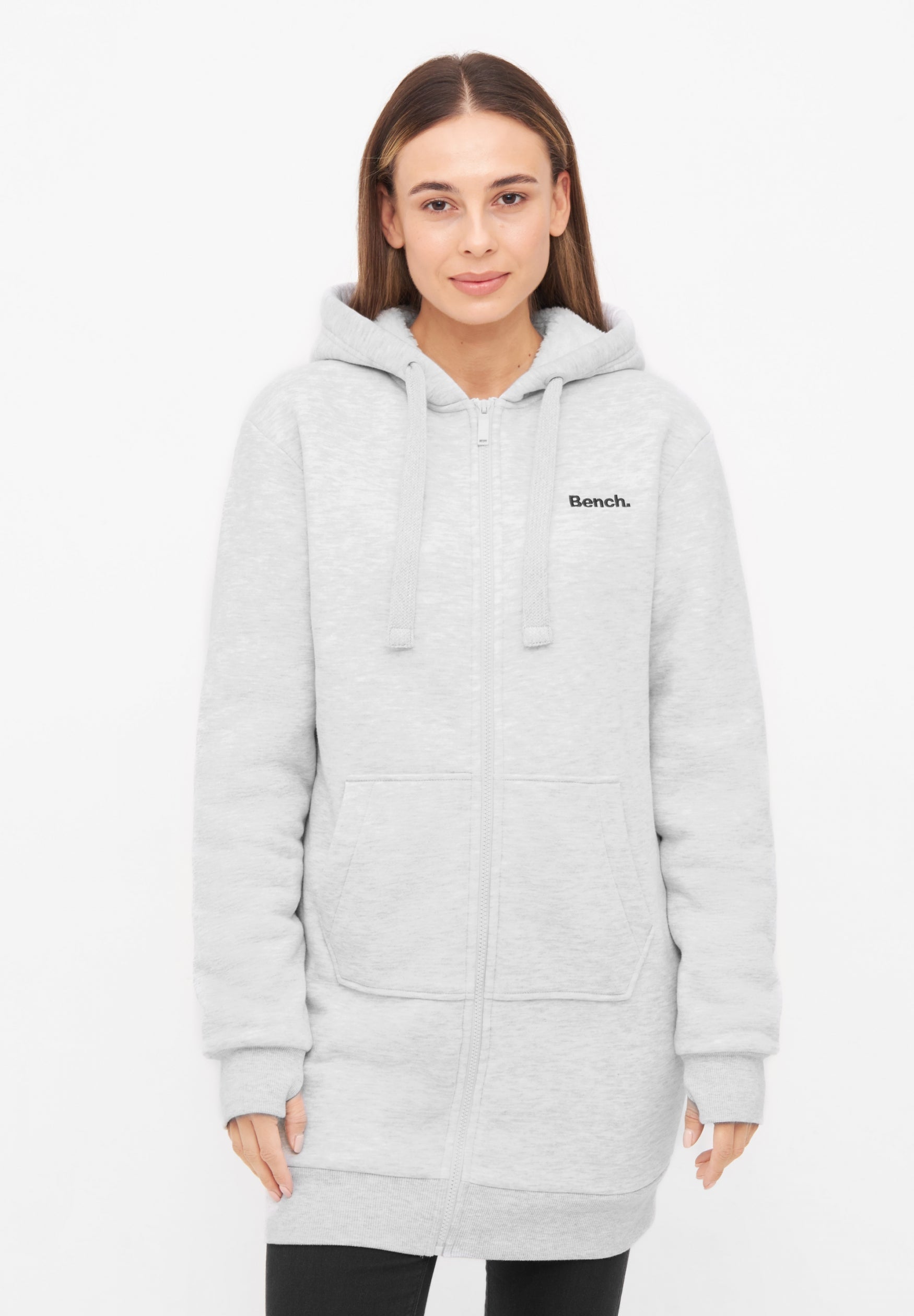 bench-hansley-kapuzenjacke-damen-grey-regular-fit image 2