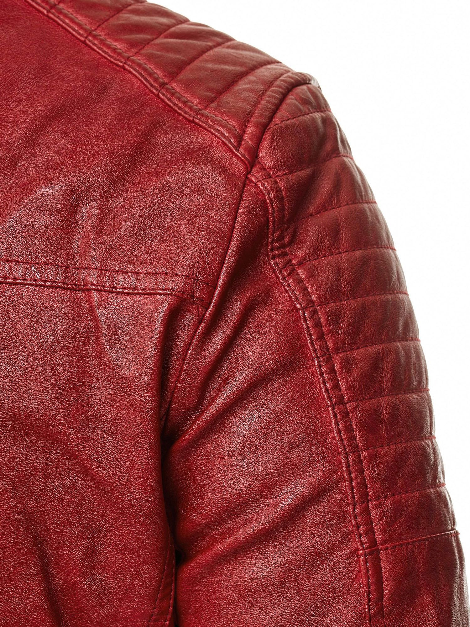 redbridge-m6013-bikerjacke-herren-kunstleder-rot-m-steppung image 5