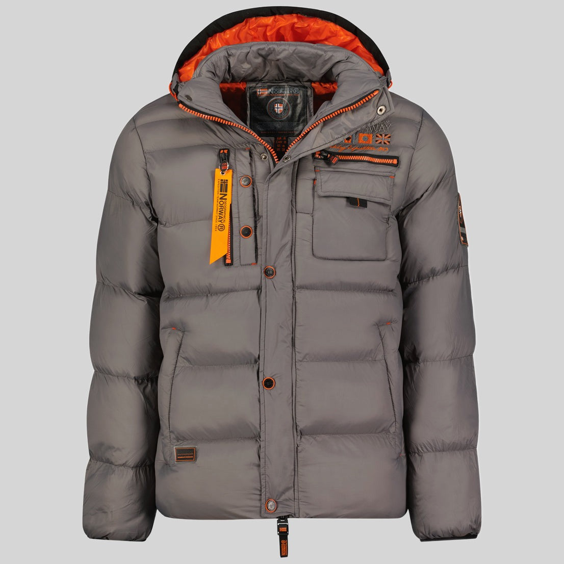 geographical-norway-citernier-herren-steppjacke-kaki-kapuze image 7