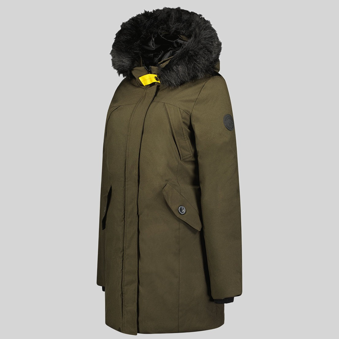 geographical-norway-cherifa-parka-damen-schwarz-winter-gef-ttert image 3