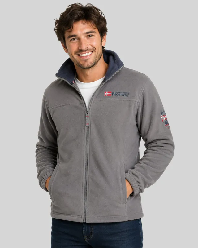 geographical-norway-tamazonie-fleecejacke-herren-schwarz-mit-kapuze image 1