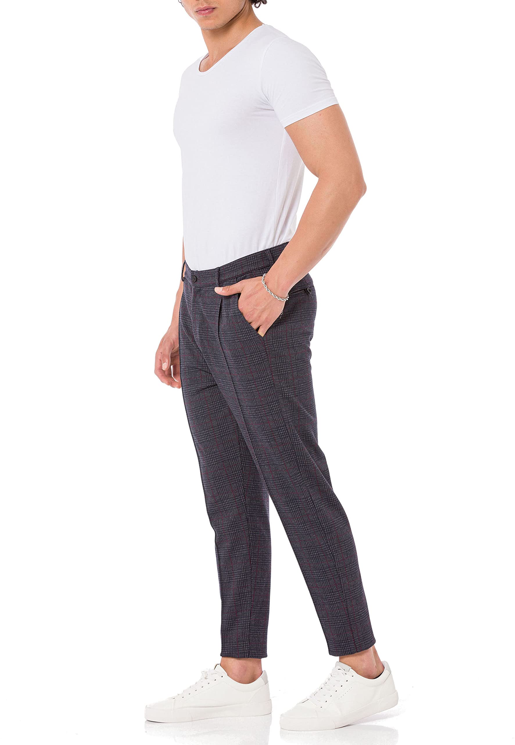 redbridge-jogginghose-herren-chino-jogger-kariert-gr-l image 7