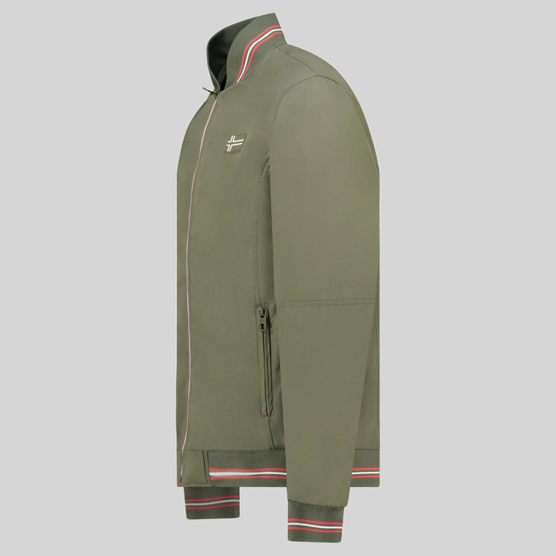 geographical-norway-dalente-herren-bergangsjacke-kaki-leicht-polyester image 4