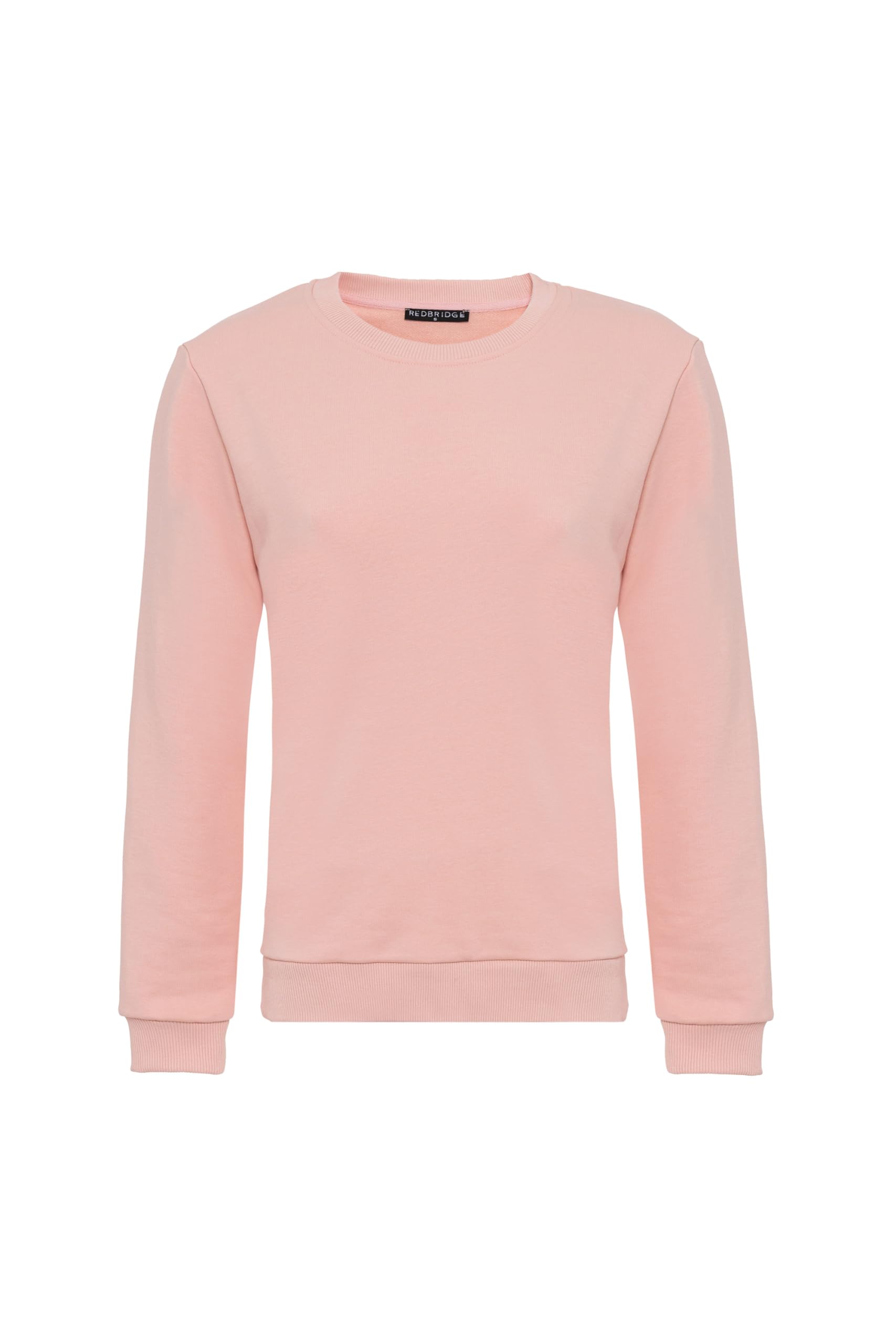 redbridge-pullover-basic-sweatshirt-damen-rosa-baumwolle image 1