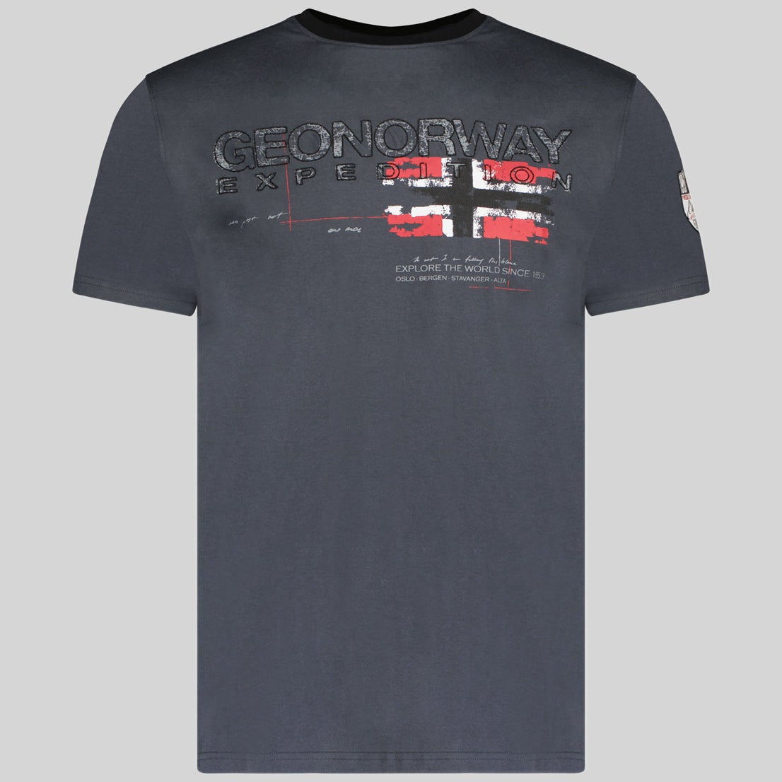 geographical-norway-jisland-t-shirt-herren-marine image 8