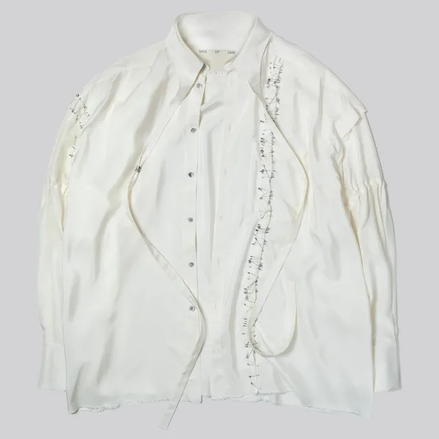 milk-of-lime-safety-pin-shirt-oversized-schwarz image 1