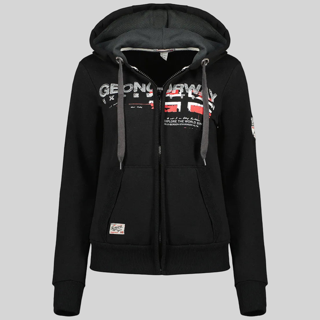 geographical-norway-gisland-damen-sweatjacke-schwarz-kapuze image 3