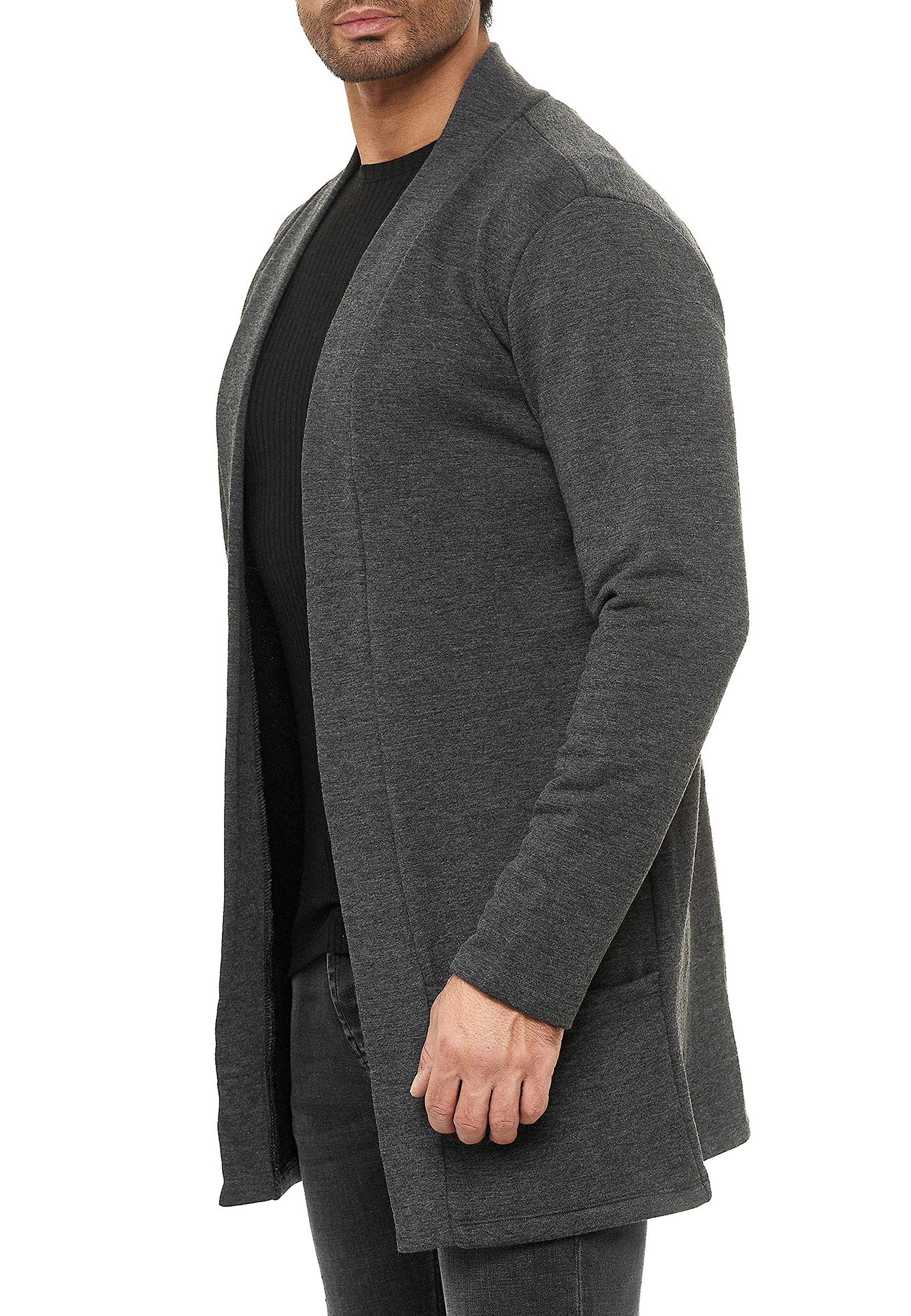 redbridge-cardigan-long-cut-herren-sweatjacke-grau-gr-l-stretch image 4