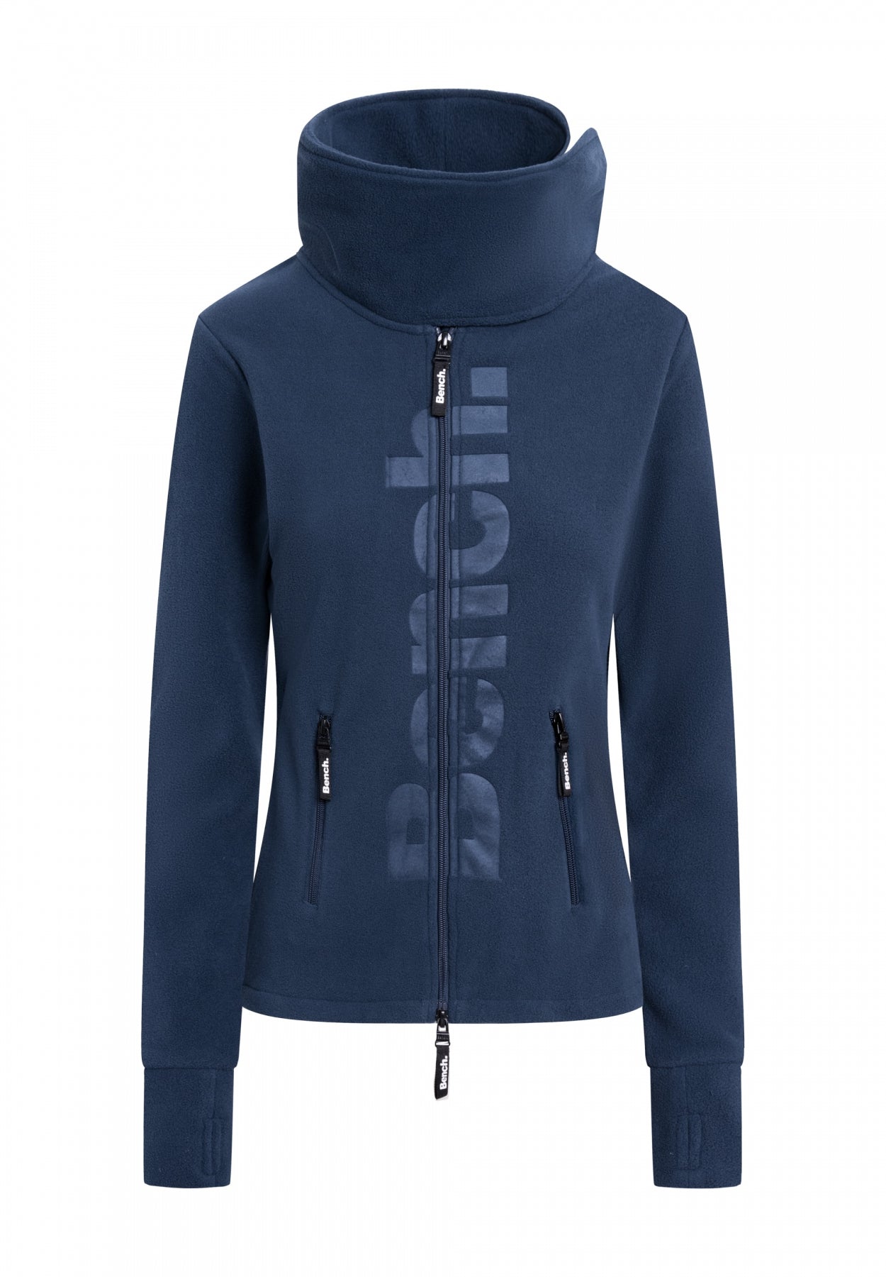 bench-finish-sweatshirt-fleecejacke-damen-navy-slim-fit image 6