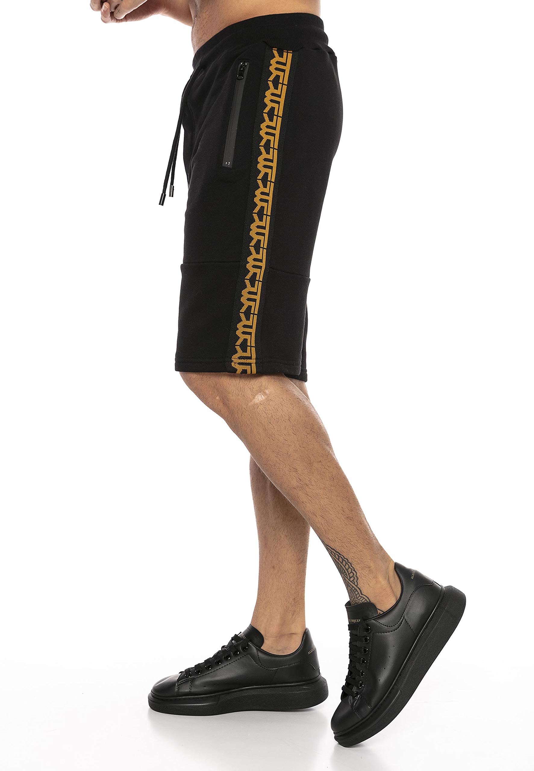redbridge-shorts-herren-sweatshorts-schwarz-s image 2