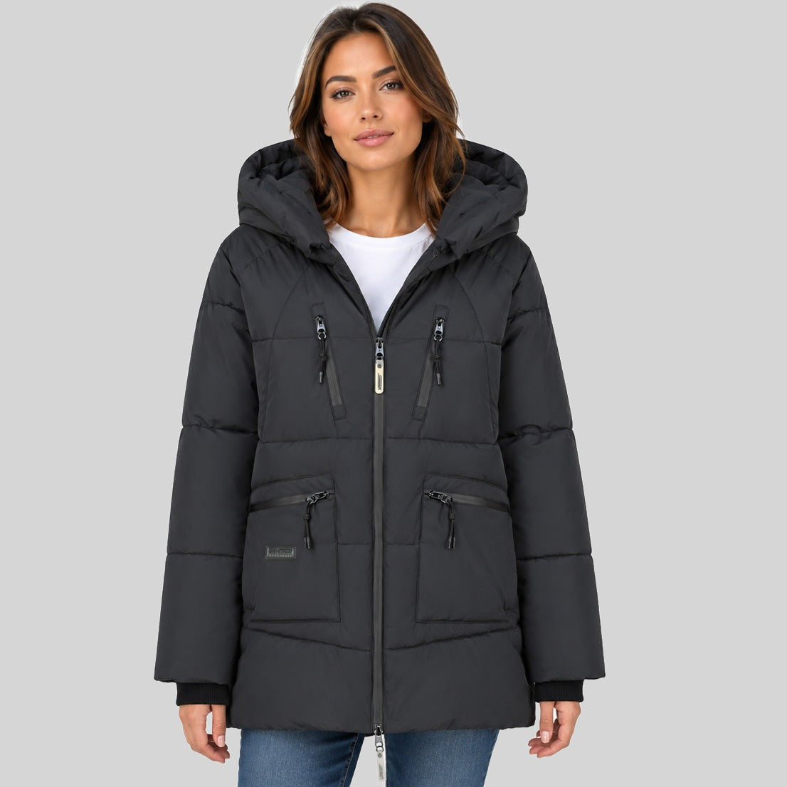 geographical-norway-badaboum-damen-parka-beige-winter-lang image 7