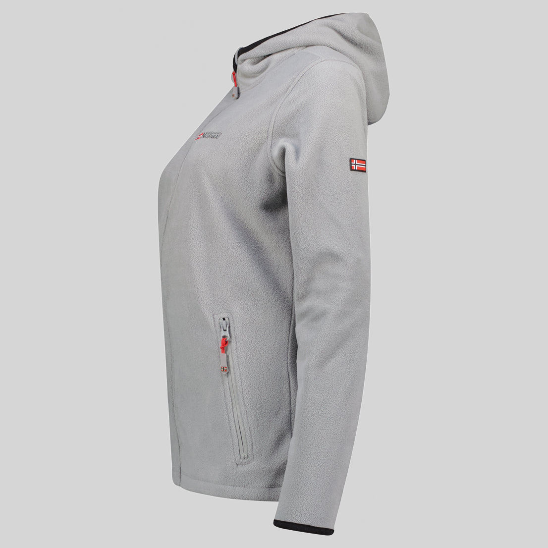 geographical-norway-unicia-damen-fleecejacke-schwarz-kapuze image 5
