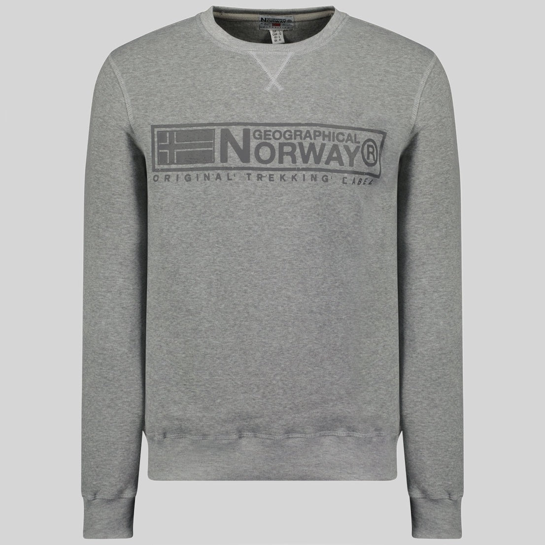 geographical-norway-gantoine-sweatshirt-herren-schwarz-l-mit-print image 2