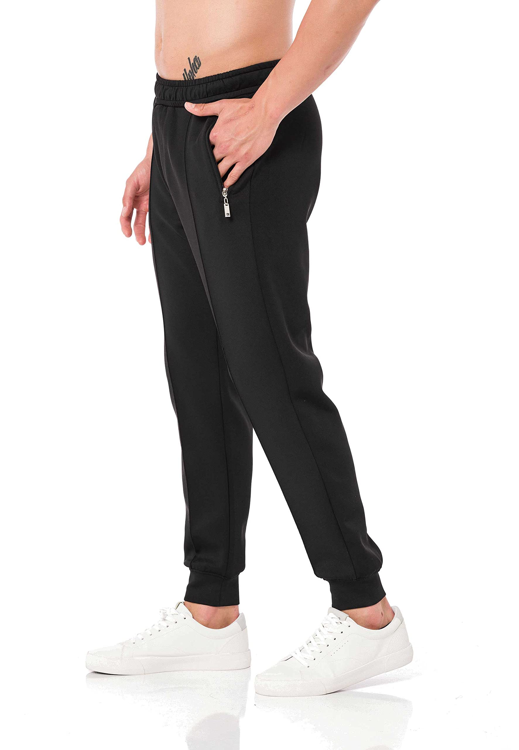 redbridge-hosen-basic-jogginghose-herren-schwarz-100-polyester image 4