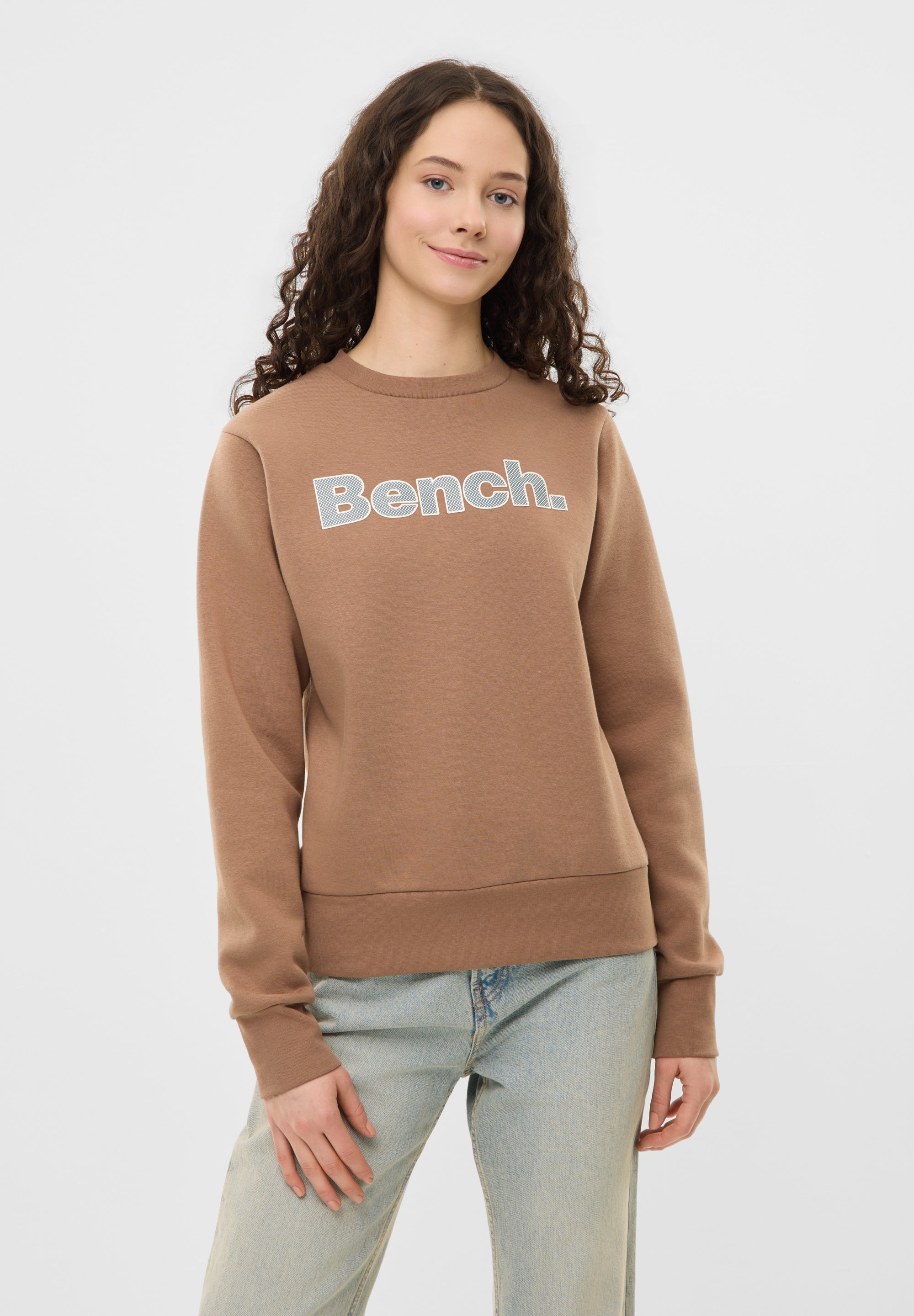 bench-raina-damen-sweatshirt-ginger-snap-logo-slim-fit image 2