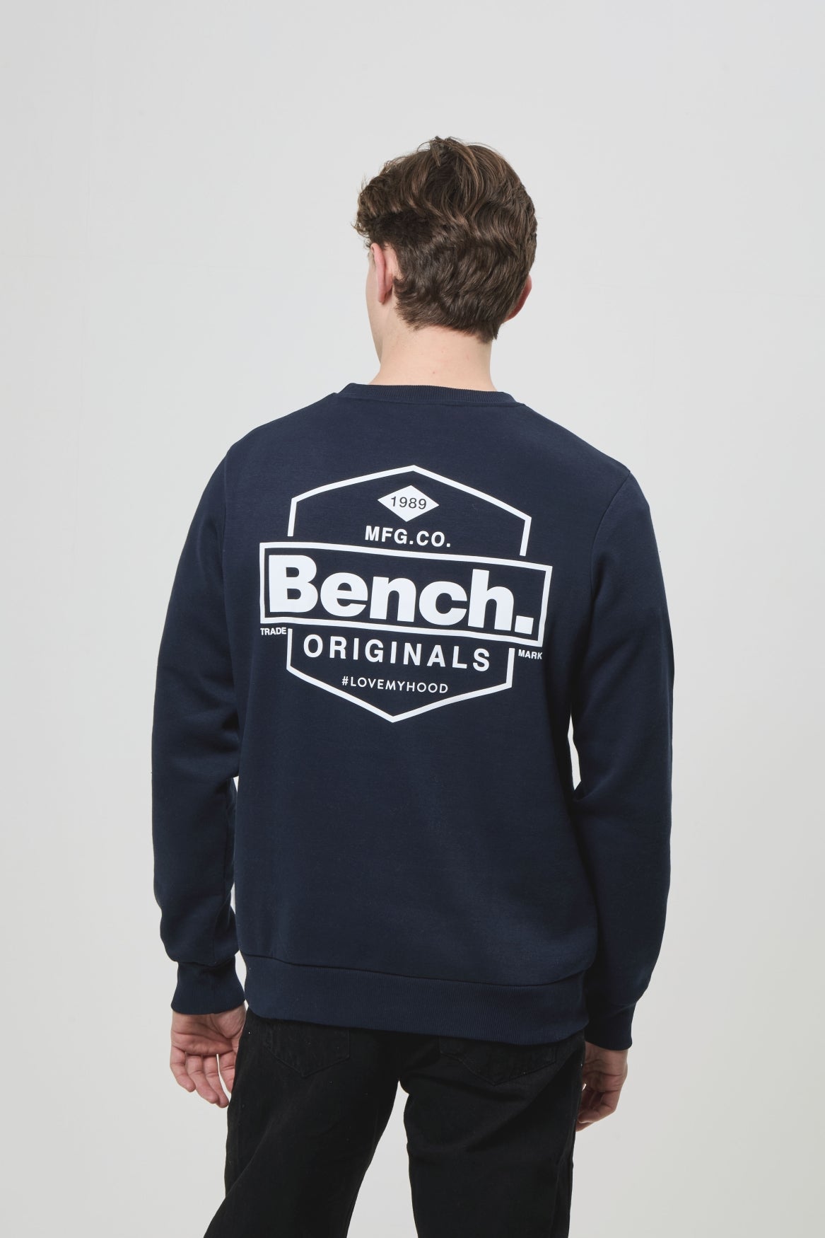 bench-tazen-sweatshirt-herren-navy-backprint image 3