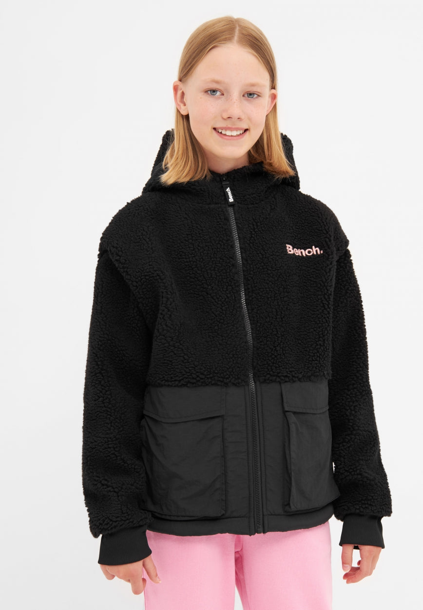 bench-sandie-g-jacke-m-dchen-black-fleece image 2