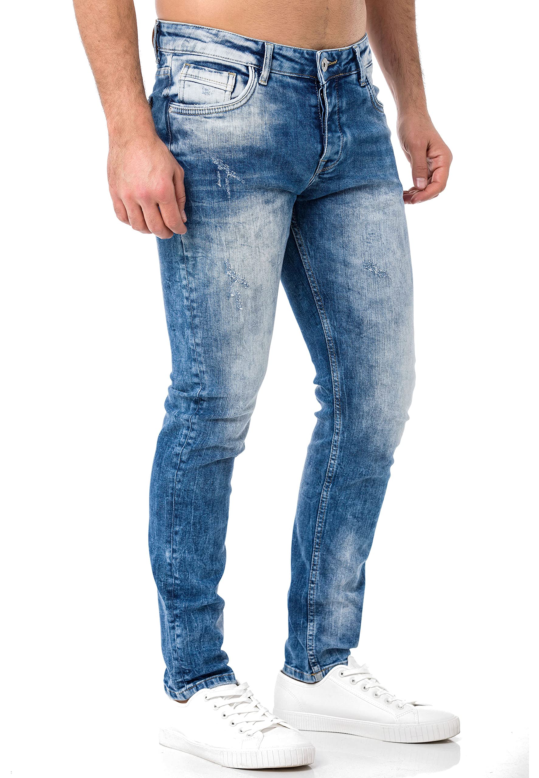 redbridge-jeans-herren-jeans-blau-denim-hose image 3
