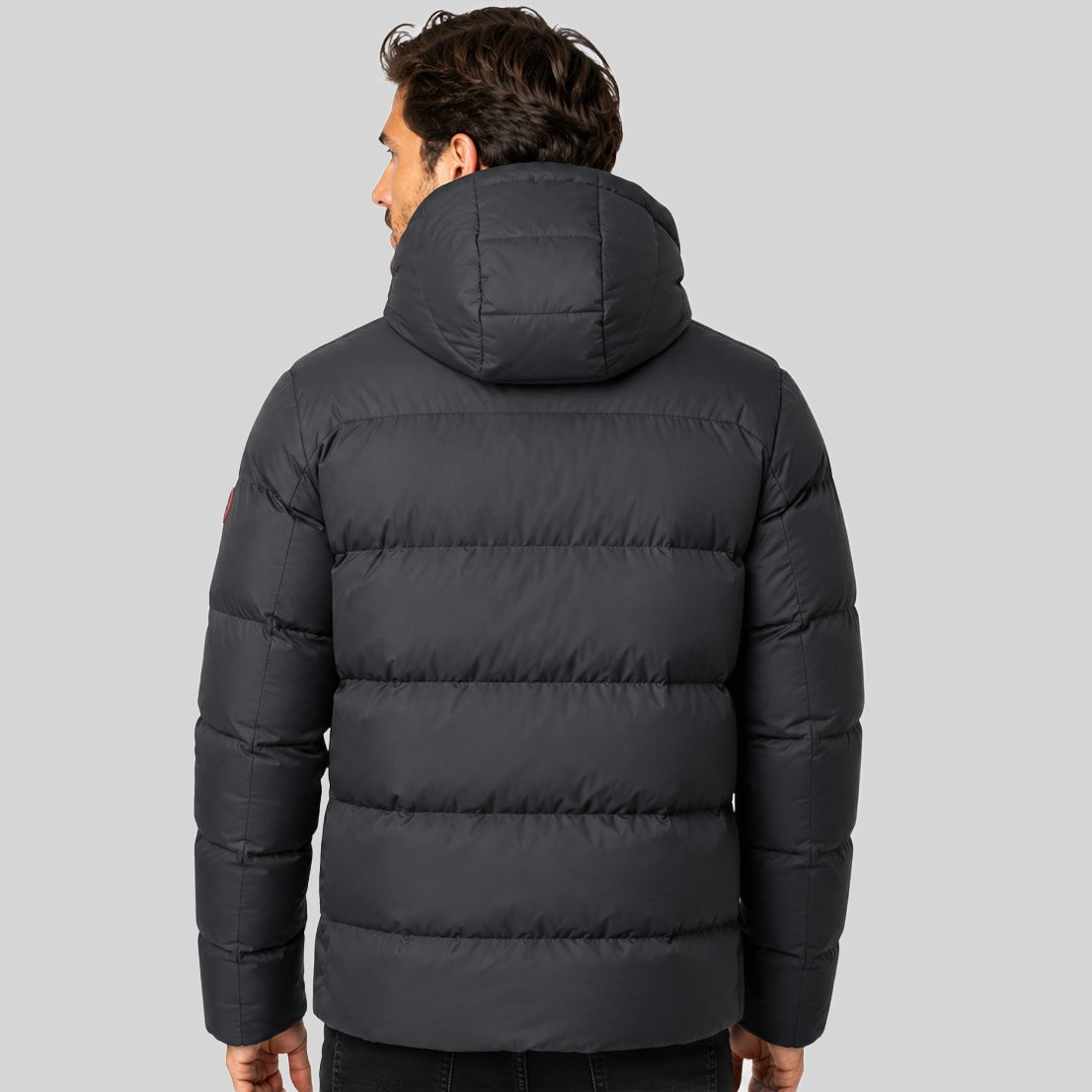 geographical-norway-bicross-herren-daunenjacke-schwarz-kapuze image 2