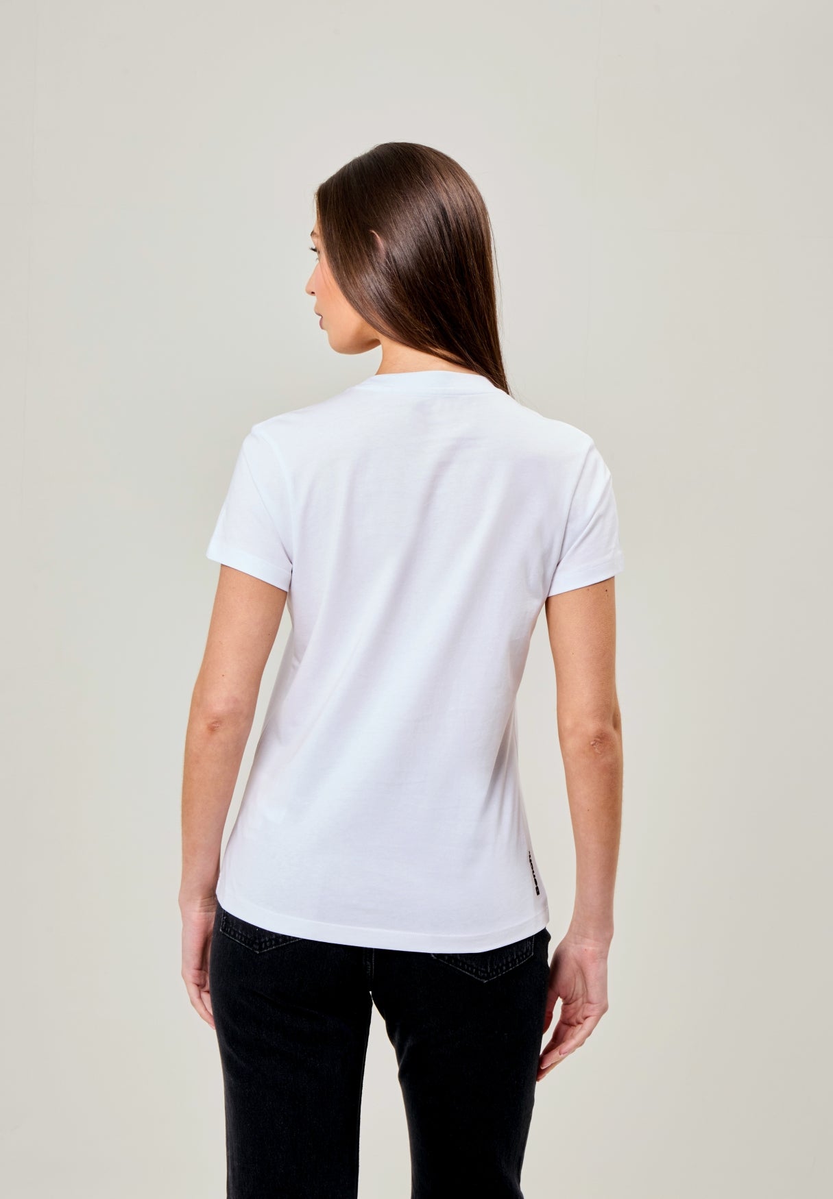 bench-elio-t-shirt-damen-wei-baumwolle-logoprint image 3