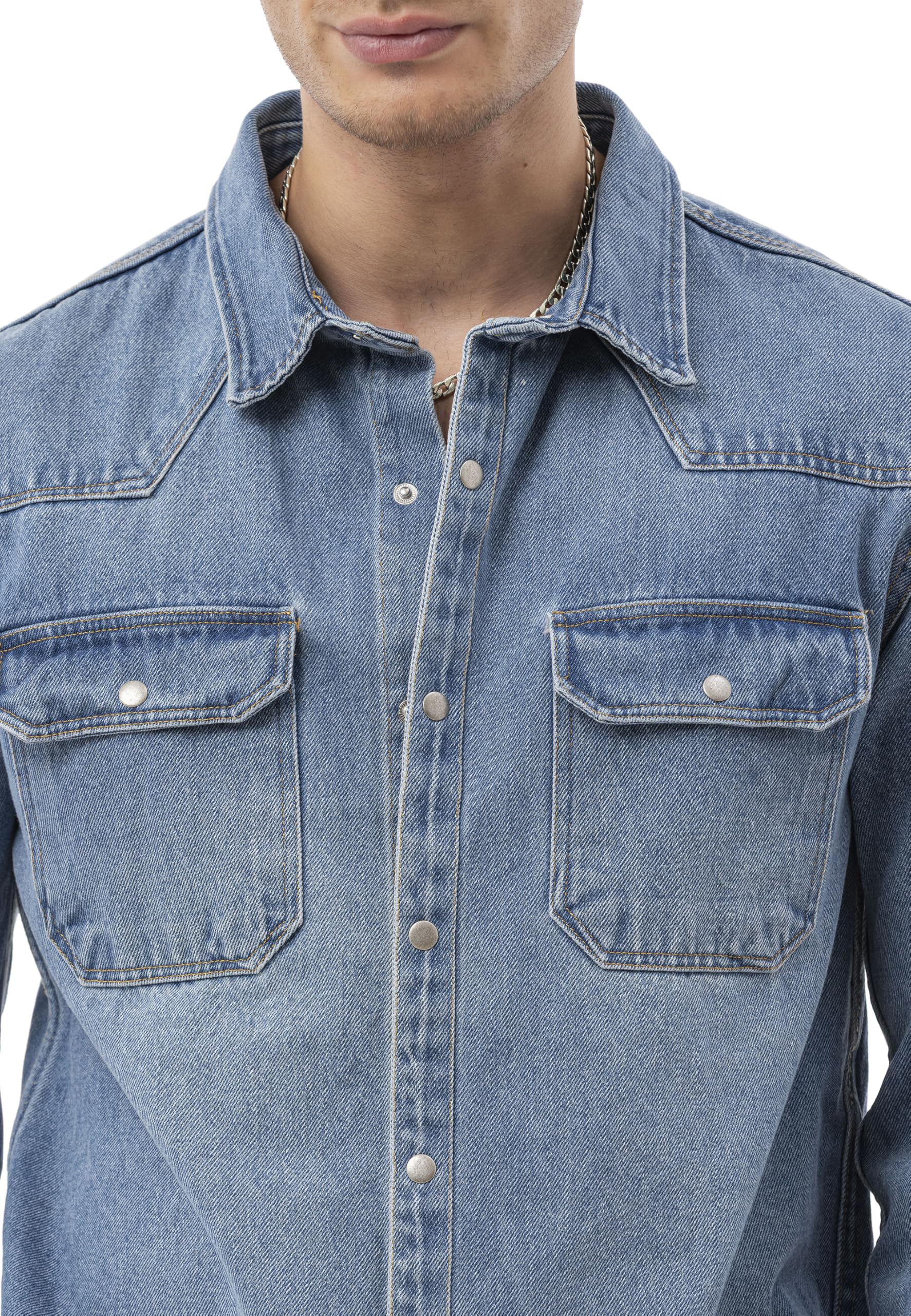 redbridge-spruce-denim-hemdjacke-xxl-blau-druckkn-pfe image 5